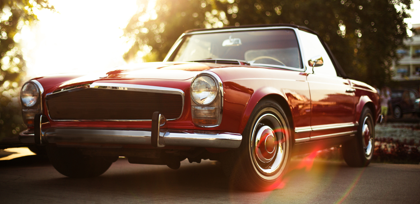 Classic Mercedes-Benz convertible